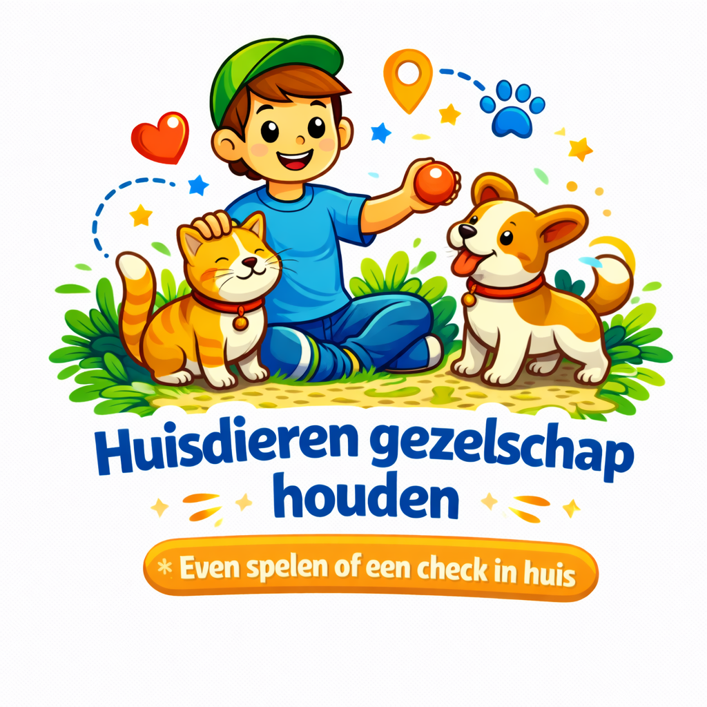 Huisdieren gezelschap houden