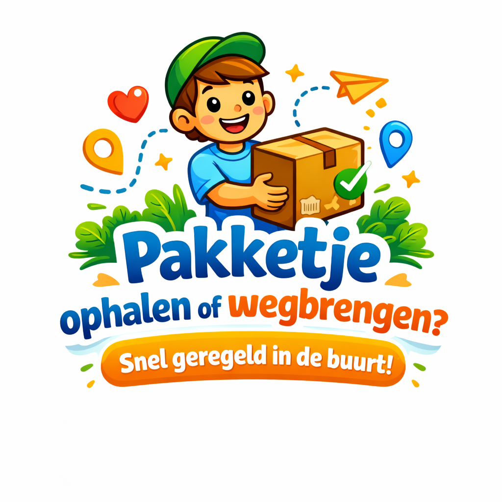 Pakketje ophalen of wegbrengen