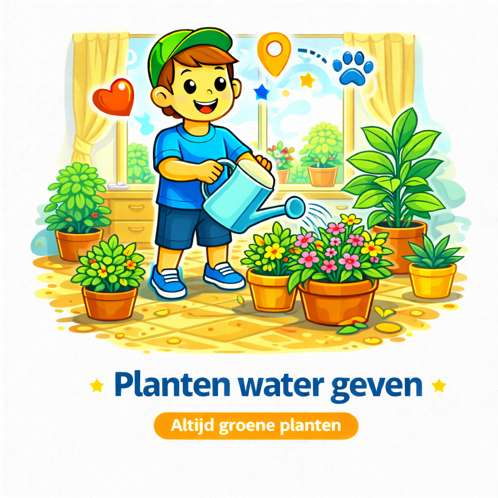 Planten water geven binnen