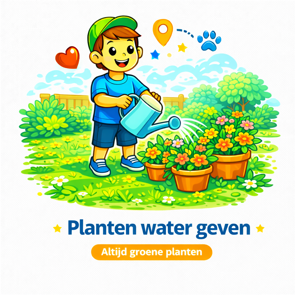 Planten water geven