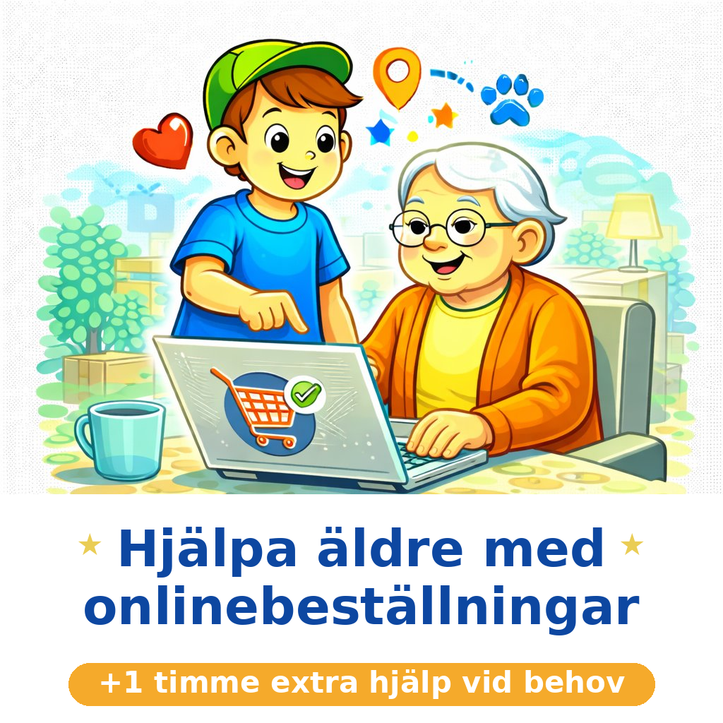 Hjälp med webbutiker för äldre