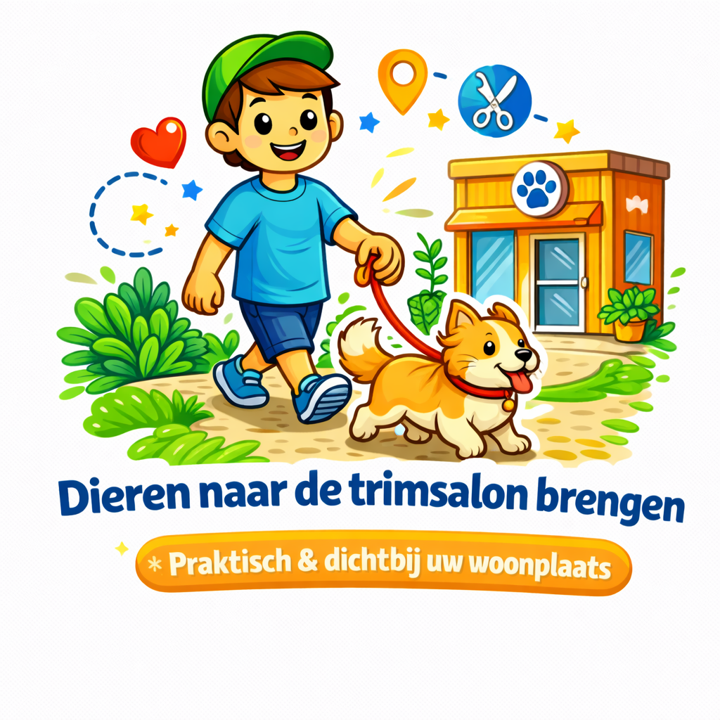 Dieren naar trimsalon brengen & halen